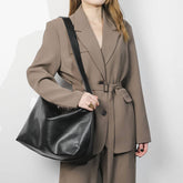 Stylish And Simple Soft Leather Hand Tote Bag_Cwab1896