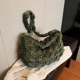 Velvet Puffy Cloud Shoulder Crossbody Bag_Cuab00487