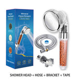 NEGATIVE ION BOOSTER ADJUSTABLE SHOWER SET_CWASC1704