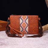 Vintage Print Western Bohemian Crossbody Bag_Cwab2580