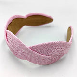 FASHION SOLID COLOR STRAW HEADBAND_CWAHA1674