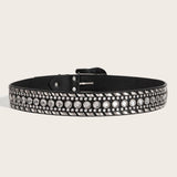 PUNK STYLE RIVET RHINESTONE BELT_CWABE0264