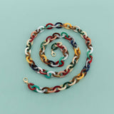 47 OVAL 0 67 0 98 ACRYLIC CHAIN BAG STRAP_CWMM5099