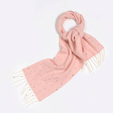 50 WOOL BLEND SPECKLED YARN SCARF WINTER COZY_CWASC2372