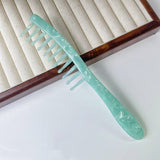 Vintage Wide Tooth Acetate Comb For Curly Hair_Cwmm6444