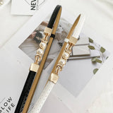 Women'S Simple Waist Slim Belt_Cwabe0653