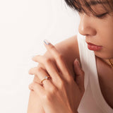 FRENCH FASHIONABLE DROP SHAPE ADJUSTABLE RING_CWAJE1399