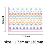 EASTER GLITTER WATER TRANSFER STICKERS FOR CANDLES_CWMM8367