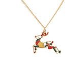 CHRISTMAS CARTOON PERSONALITY VERSATILE NECKLACE_CWAJE1862