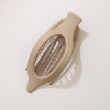 LEAF OVAL HAIR CLIP MINIMALIST CLAW BARRETTE_CWAHA6511