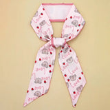 STRAWBERRY PRINTED SCARF _CWASC0078