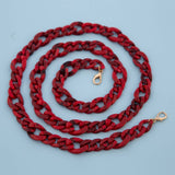 47IN ACRYLIC CROSSBODY CHAIN PHONE BAG STRAP_CWMM5102