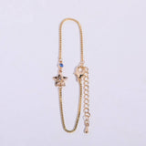 DECEMBER FLOWERBRACELET ZIRCON PENDANT BRACELET_CWAJE1617