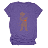 FUNNY BEAR SHORT SLEEVE T SHIRT FOR HER_CWTTS1505