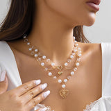 PEARL BEADED NECKLACE WITH PENDANT_CWAJE1157