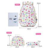 BACKPACKS FOR SCHOOL 3 PIECE STRAWBERRY SET_CWAB5480