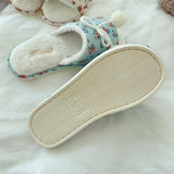 Womens Winter Fur Ball Style Open Toe Slippers_Cwmm2985