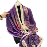 SATIN SCARF FOR SUN PROTECTION BEACH WRAP_CWASC0531