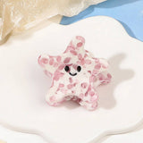 CUTE OCEAN STARFIS SEA SNAIL SMALL ACETATE HAIR CLAW CLIPS