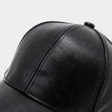 Pu Leather Baseball Cap For Men Vintage Style_Cwah04654