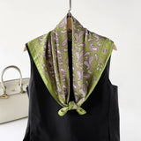 PAISLEY SATIN SQUARE SCARF 70CM NECK HEAD _CWASC0825