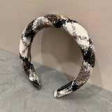 AUTUMN AND WINTER HIGH END PLAID HEADBAND_CWAHA2865