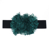 OVERSIZED TULLE FLOWER ELASTIC BELT FOR WOMEN_CWMM6423