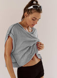 Womens Back Sports Yoga Top