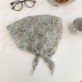 Floral Triangle Scarf Headband Neck Wrap_ Cwasc02967