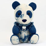 HANDMADE TIE DYE PANDA PLUSH TOY CUTE FRESH LOOK_CWMM6031