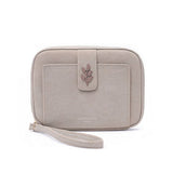 New Solid Leaf Decor Zipper Short Wallet_Cwab06258