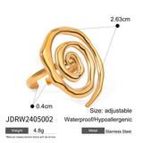 PERSONALIZED BEAT SPIRAL HAMMER EARRINGS_CWASC1686