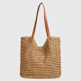 NEW LARGE WOVEN BEACH TOTE BAG FOR SUMMER_CWAB5121
