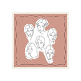 POLKA DOT CASHEW COLORBLOCK SILK SCARF_CWASC1150