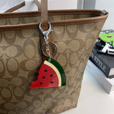 CUTE WATERMELON MAKEUP MIRROR KEYCHAIN ACRYLIC_CWMM6380