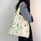Tote Bag Canvas With Embroidery Mesh_Cwab2057