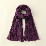 Women Cotton Scarves Soft Fashion Wrap Shawl