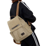 SIMPLE VERSATILE BACK TO SCHOOL CANVAS BACKPACK_CWAB2202