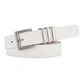 MATTE KOREAN STYLE METAL SQUARE BUCKLE BELT_CWASC0580