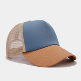 SPLICED LIGHT PANEL BREATHABLE BASEBALL CAP_CWAH1572