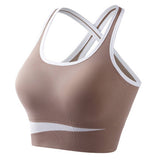NEW FIXED CUP PUSH UP RUNNING SPORTS BRA_CWMU0304