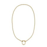 STAINLESS STEEL HEART NECKLACE WITH ZIRCONIUM_CWMM5710