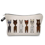 BEST SELLING ALPACA PRINT COSMETIC BAG_CWAB2264