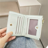 Cute Embroidered 2-Fold Wallet For Women_Cwab06256