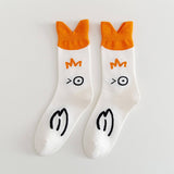 CUTE CARTOON PURE COTTON SOCKS WITH ALL SEASONS_CWMS0536