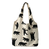 SUMMER LAZY STYLE LARGE CAPACITY CANVAS BAG_CWAB2177