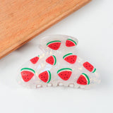 FRUIT PVC HAIR CLAW FALL WINTER HOT SELLING CLIP_CWAHA1274