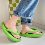 EVA NEW BANANA FLIP FLOPS SOFT AND COMFORTABLE_CWSHS0681