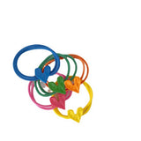 RAINBOW BEAR HEART BOW HAIR TIE_CWAHA1836