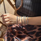 NEW FASHION METAL HEART SHAPE FLOWER BRACELET_CWMM3097